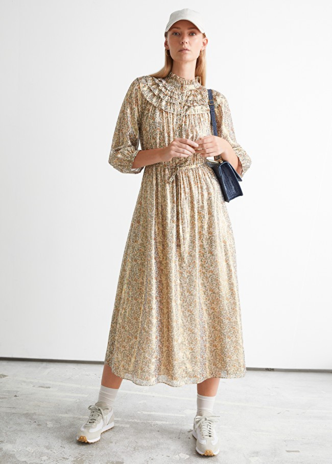 Belted Ruffle Midi Dress | & Other Stories (EU + UK)