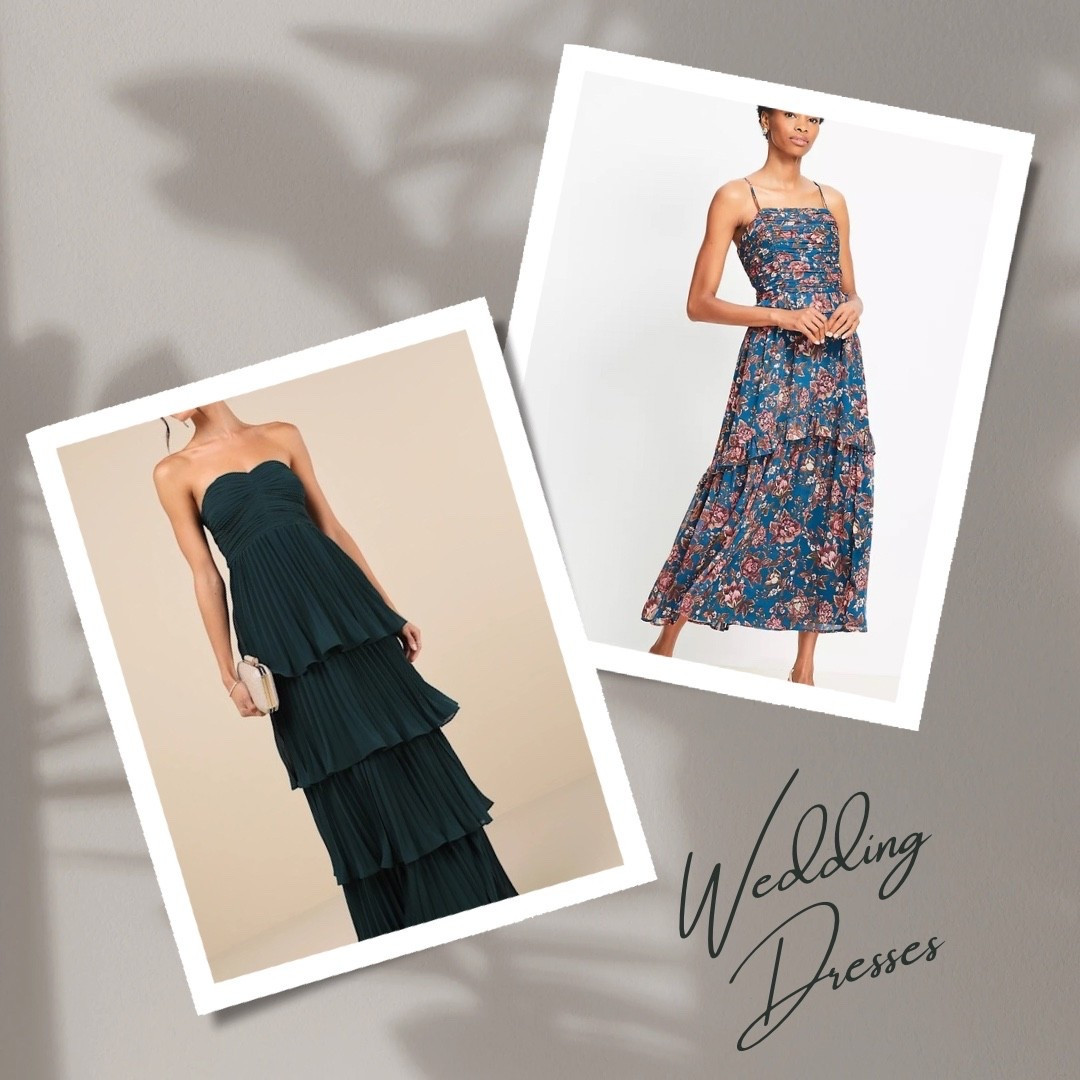 Fall guest wedding dresses that Gracie and I wore. Runs true to size. #wedding #dress #fallwedding #fallfashion 

#LTKStyleTip #LTKHoliday #LTKWedding