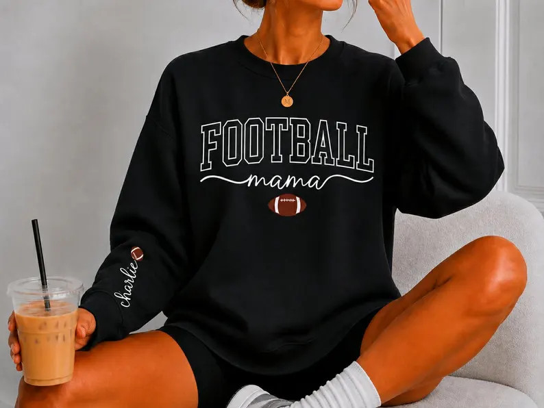 Football Momma Custom Crewneck | Etsy (Global)