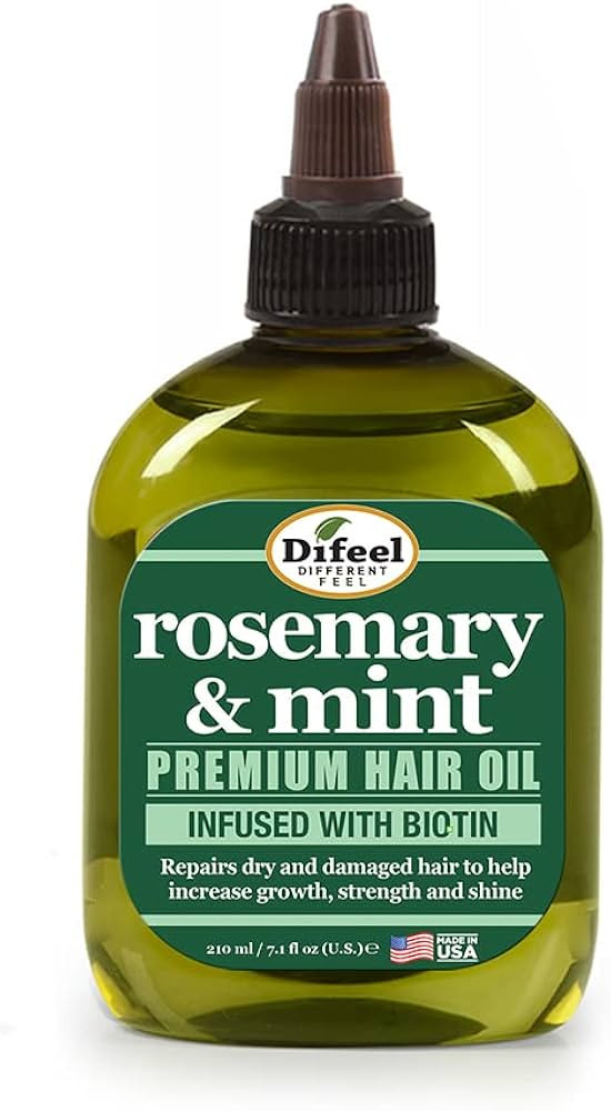 Difeel Rosemary and Mint Premium Hair Oil with Biotin 7.1 oz. - Natural Rosemary Oil for Hair Gro... | Amazon (US)
