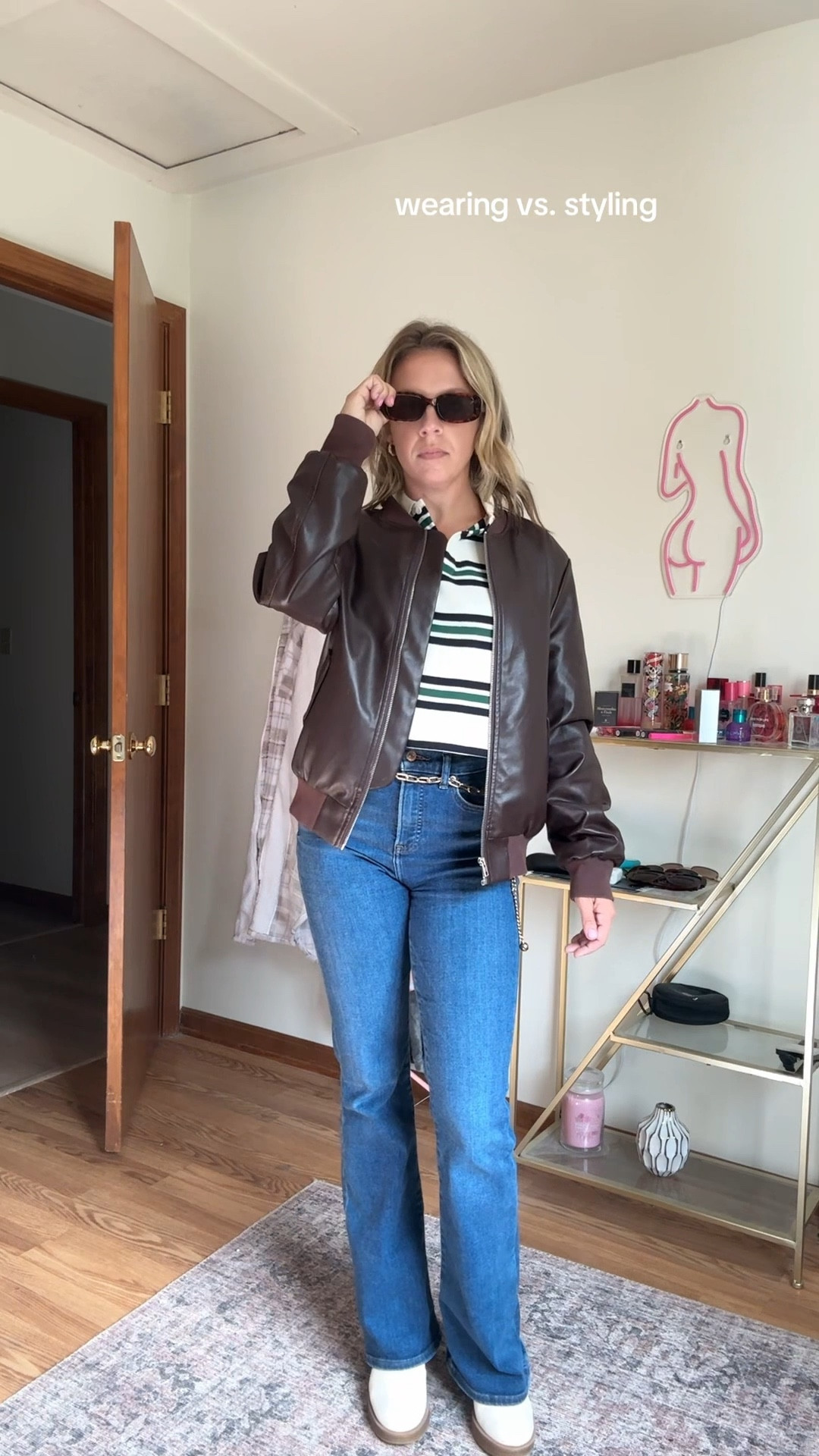 Wearing vs. styling - I call this office fit 70’s preppy 🪩 👓 

#LTKPetite #LTKSaleAlert #LTKWorkwear