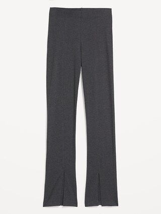 High-Waisted Split-Hem Flare Leggings for Women | Old Navy (US)