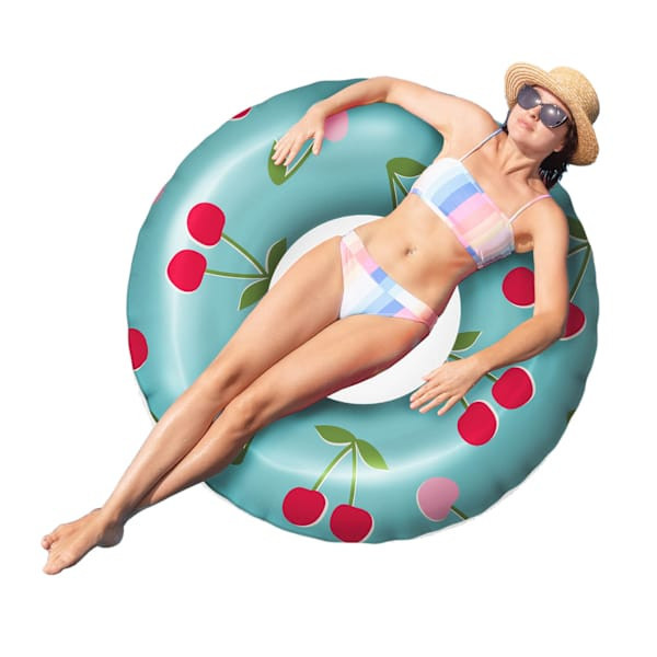 Cherry Pool Ring Float At Home, Blue, Vinyl | At Home