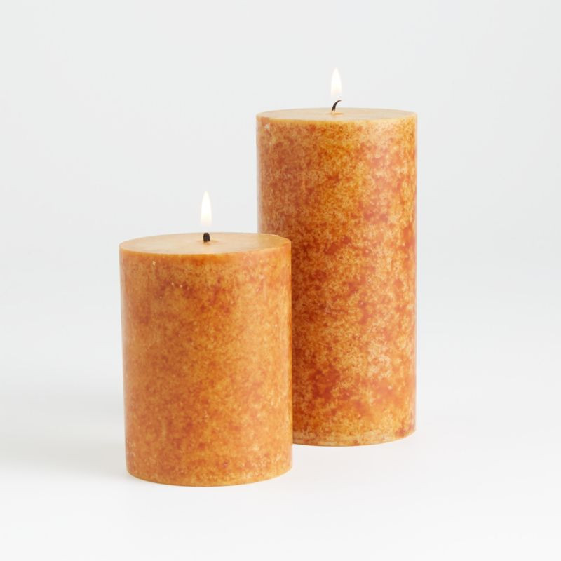 Pumpkin Color Candles | Crate & Barrel | Crate & Barrel