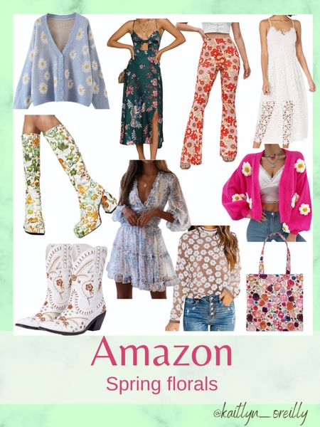 Amazon spring outfits 

amazon , amazon find , amazon sweater , sweater , florals , floral sweater , amazon must have , Nashville outfit , work outfit , workwear , Taylor swift concert outfit , easter dress , boots , knee high boots , cowboy boots , dress , maxi dress , midi dress , spring must haves , amazon finds , amazon spring outfits , amazon spring outfit , spring outfit , tote bag , bag #LTKFestival  

#LTKshoecrush #LTKSeasonal #LTKFind #LTKunder100 #LTKunder50 #LTKfit #LTKtravel #LTKbump #LTKcurves #LTKSeasonal #LTKstyletip #LTKitbag