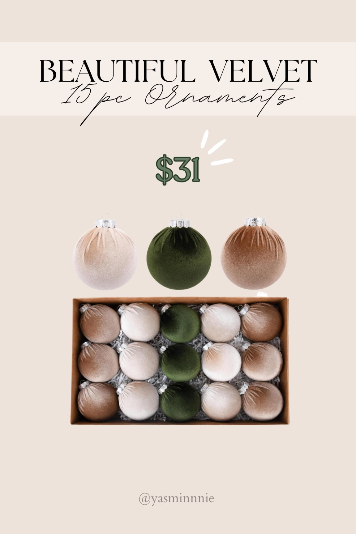 How beautiful are these! 

Velvet, ornaments, beige, dupe, Amazon, Target, studio McGee, green, flocked, soft, trending, Christmas, tree

#LTKHoliday #LTKSeasonal #LTKhome