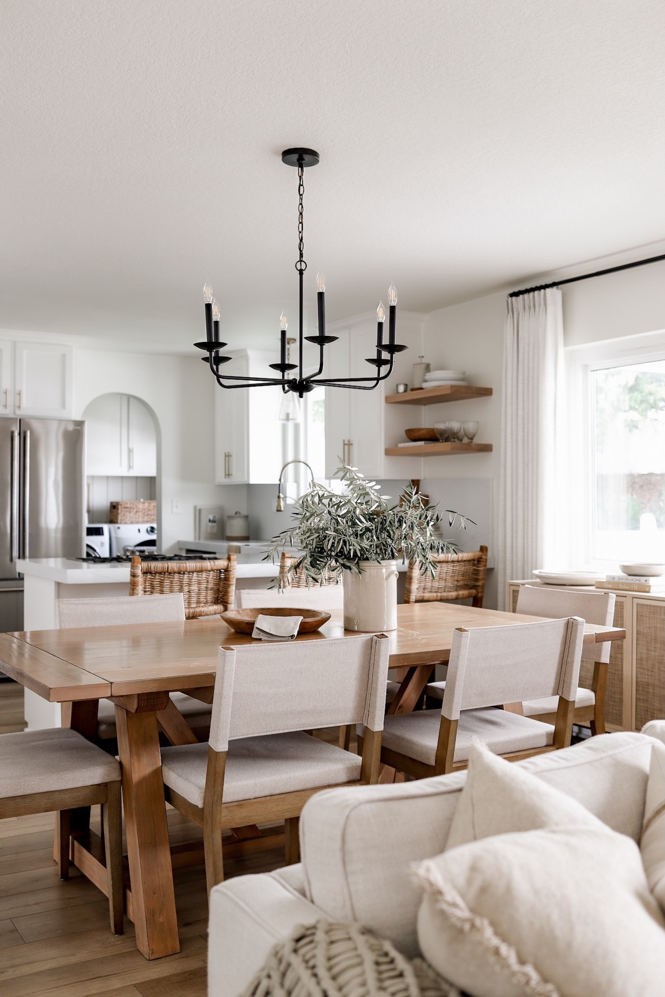 Shop our dining room (plus a few family room and kitchen links). Our dining table and chairs are on sale for Memorial Day 

#LTKSeasonal #LTKhome #LTKsalealert