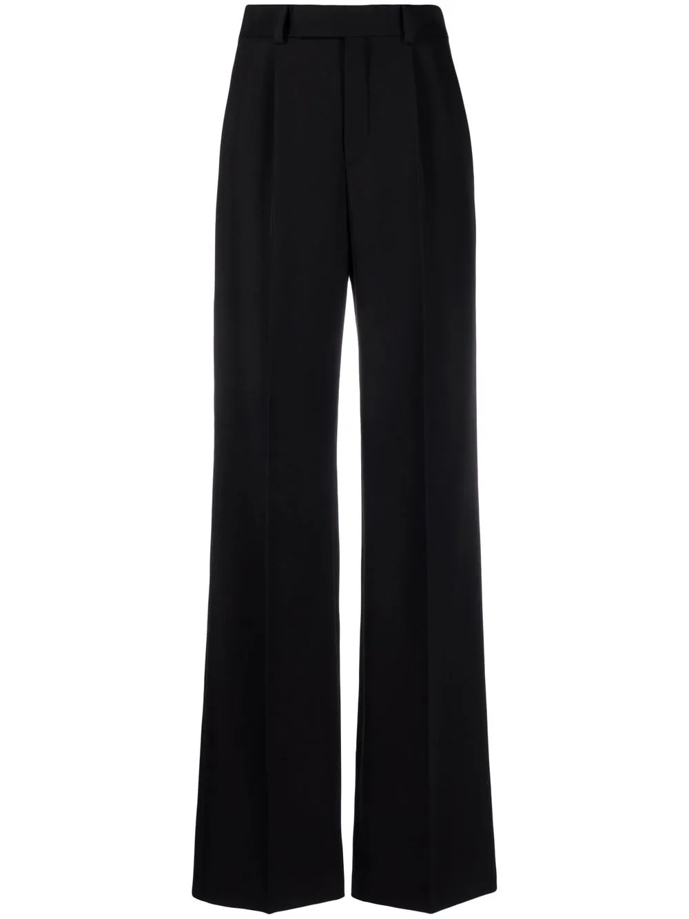 Saint Laurent high-waisted wide-leg Trousers - Farfetch | Farfetch Global