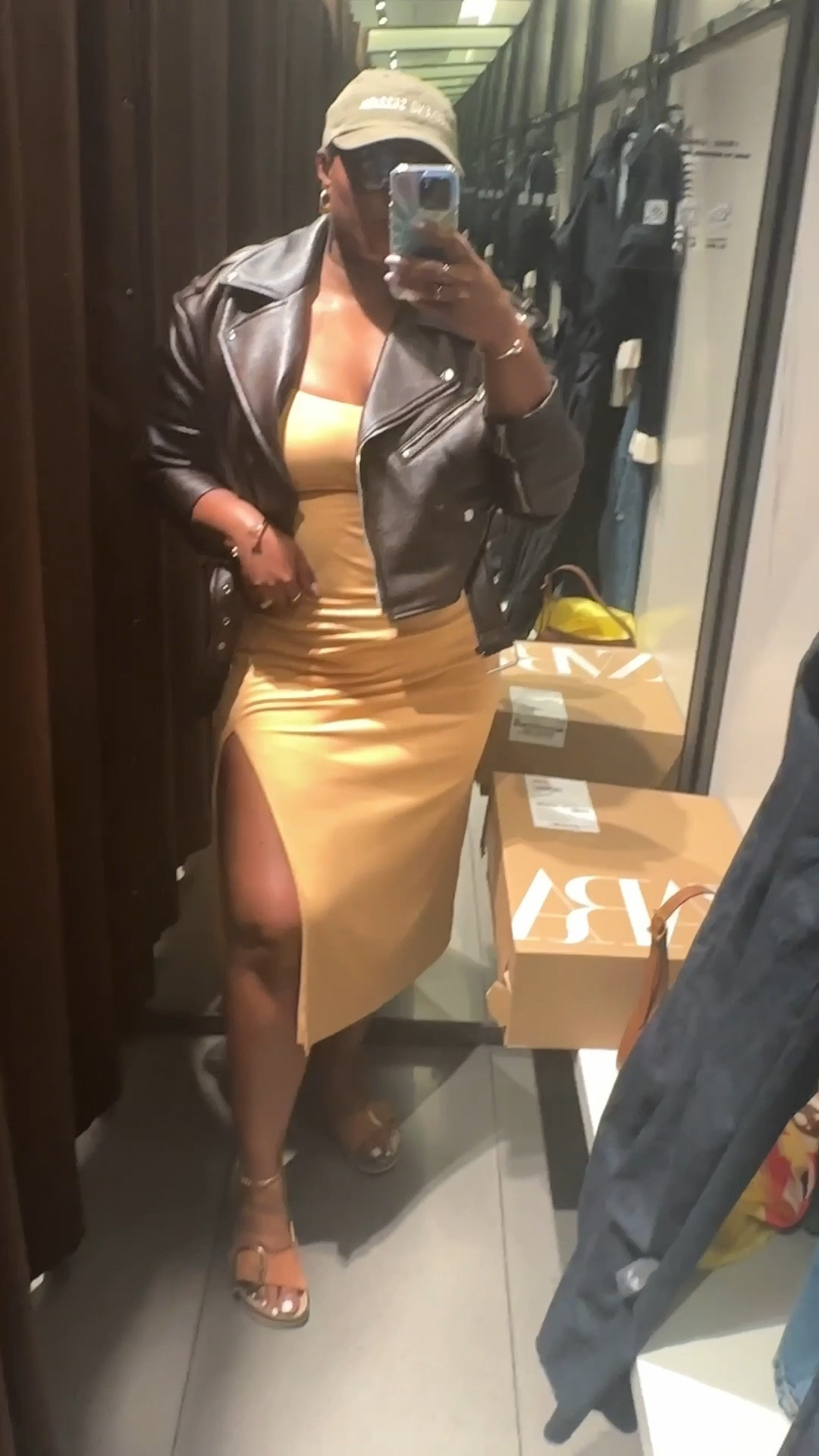 Brown Leather jackets 🤎 
—
Leather jackets make for such a stylish layering piece— get you one! 

#LTKFindsUnder100 #LTKSpringSale #LTKMidsize