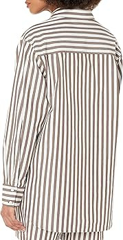 The Drop Women's Kendra Poplin Loose-Fit Long Shirt | Amazon (US)