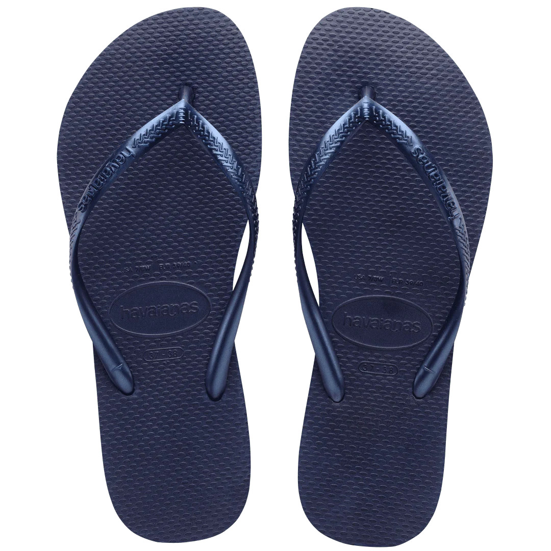 Women's Slim Flip Flops Navy Blue | Havaianas | Havaianas