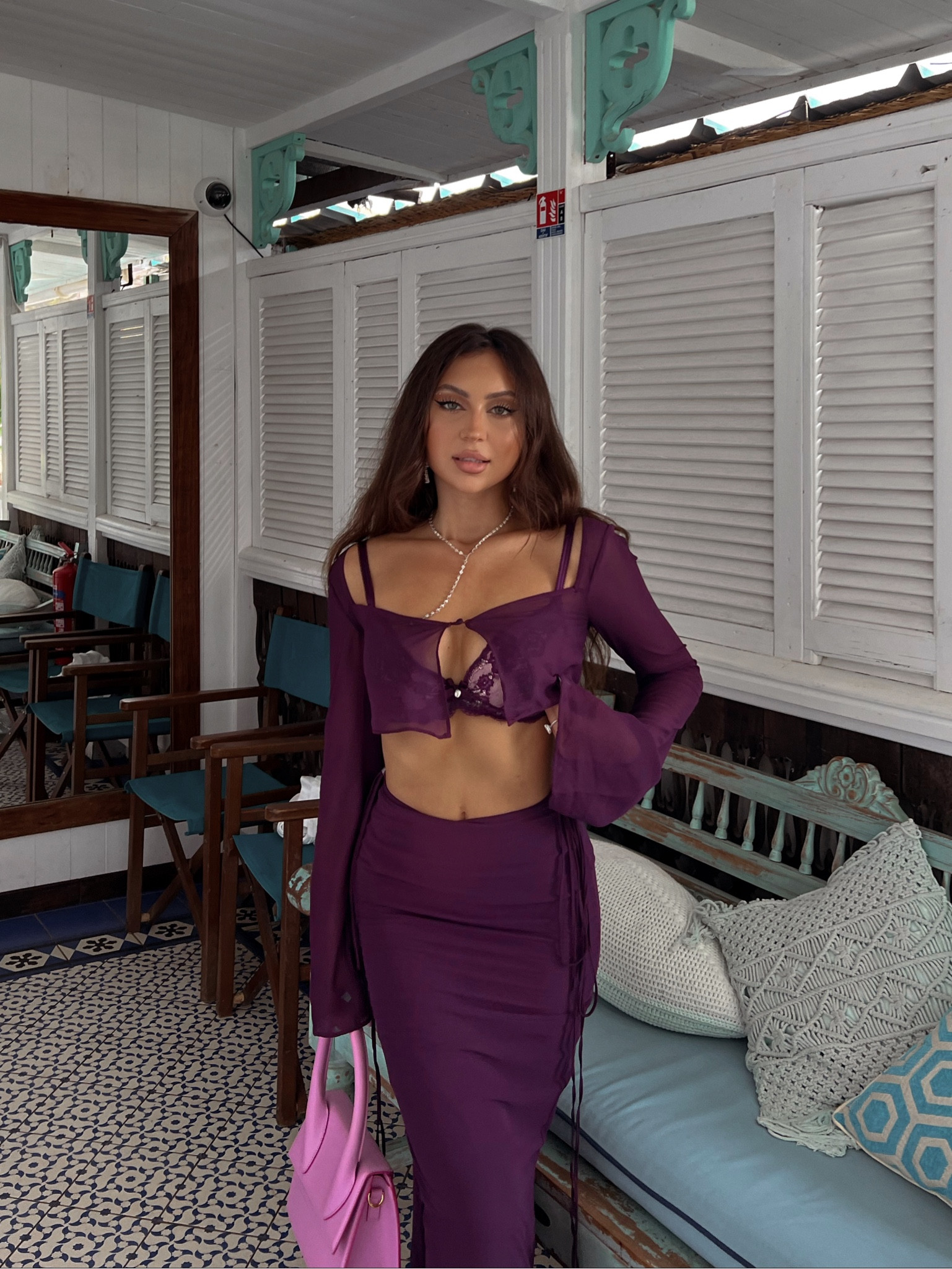 HOUSE OF CB - Amalfi Prune Set (size XS)
JACQUEMUS - Le Chiquito moyen Light Pink Bag (big size)