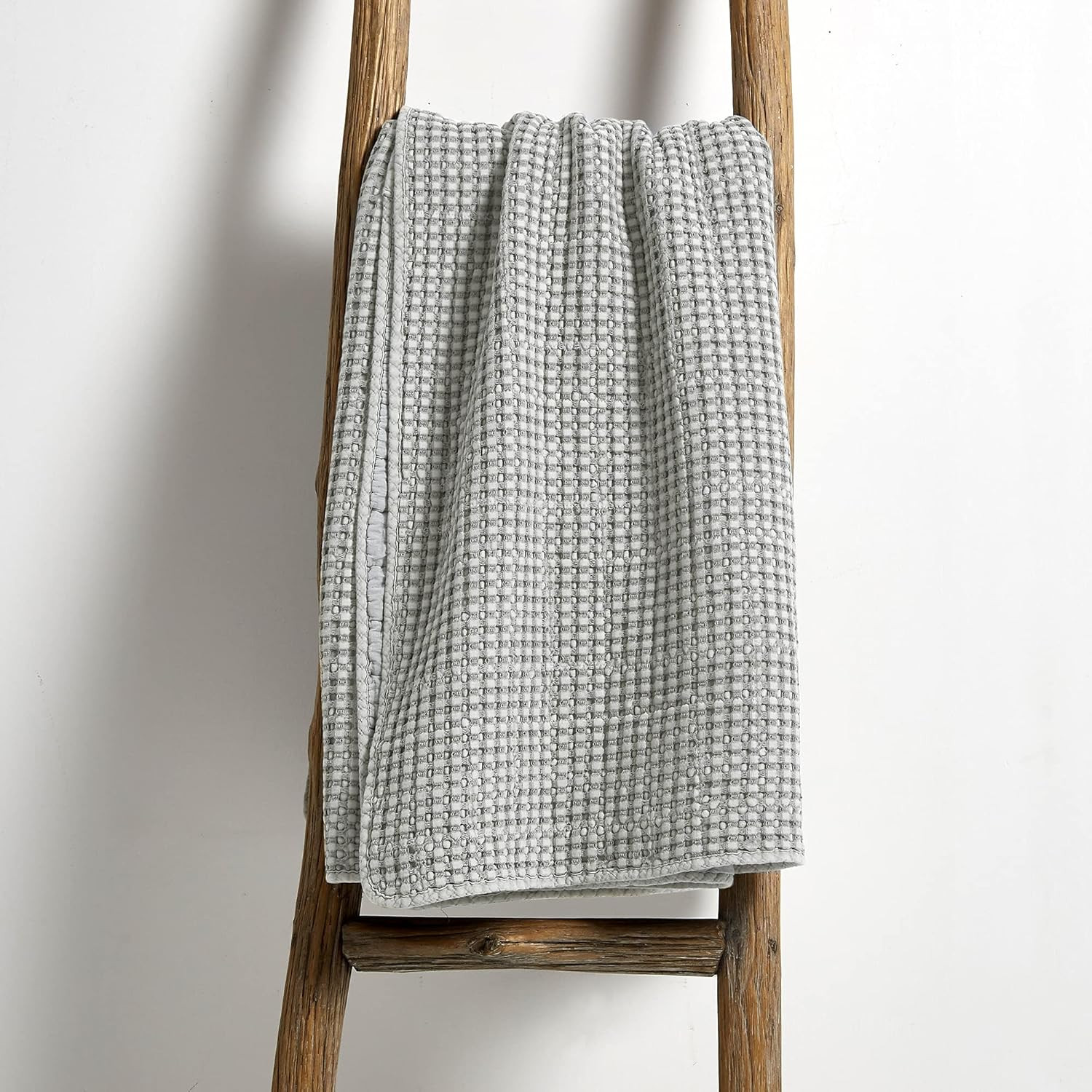 Levtex Home - Mills Waffle - Throw - Grey Cotton Waffle - Throw Size 50 x 60in. | Amazon (US)