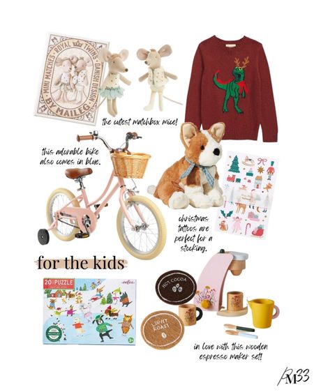 Gift guide for the kids. Gifts for your niece/nephew, son/daughter, or grandchild that's sure to make them smile. 

#LTKHoliday #LTKkids #LTKSeasonal