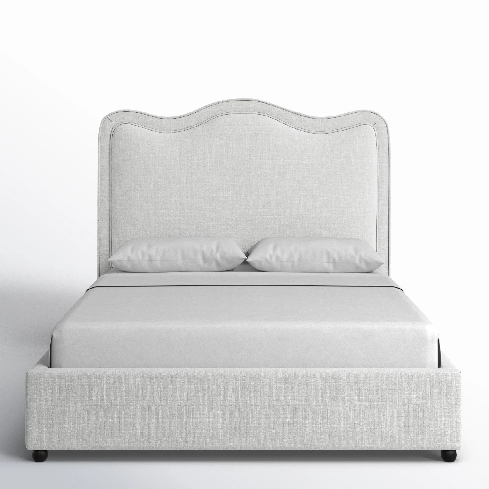 Upholstered Scalloped Bed | Birch Lane