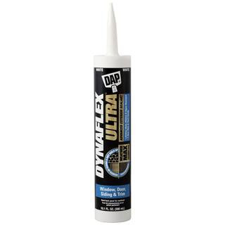 DAP DYNAFLEX Ultra 10.1 oz. White Advanced Exterior Window, Door, and Siding Sealant 18211 - The ... | The Home Depot