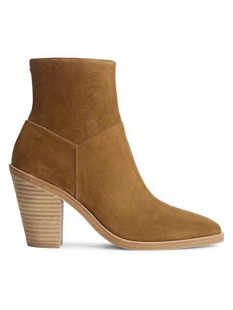 Axel Square-Toe Suede Ankle Boots | Saks Fifth Avenue