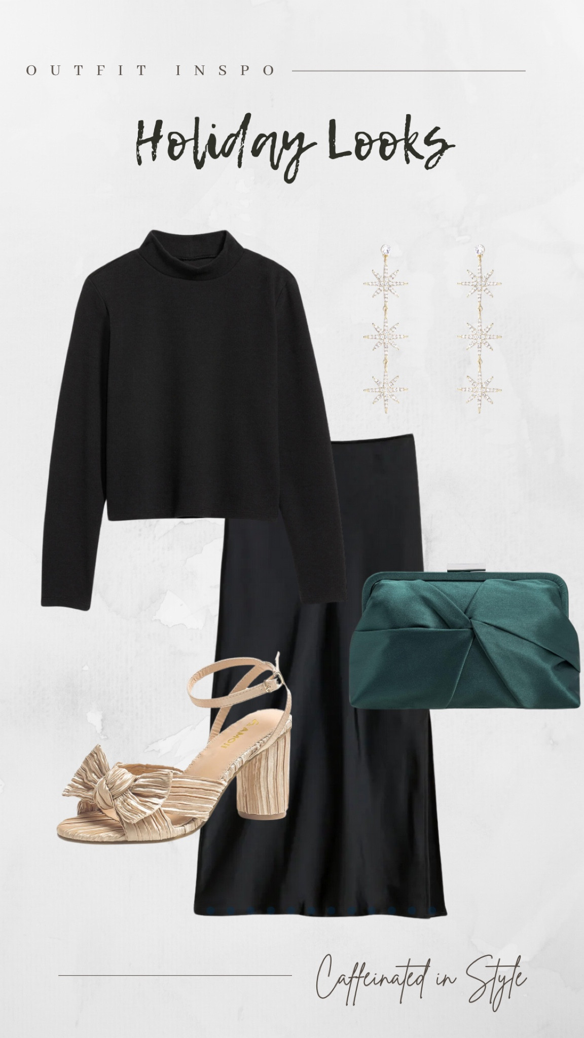 Holiday Looks// satin slip skirt + sweater 

#LTKfindsunder50 #LTKHoliday #LTKstyletip