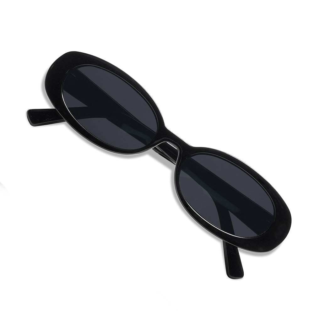 VANLINKER Polarized Retro Oval Sunglasses for Women and Men Small 90s Style VL9580 | Amazon (US)