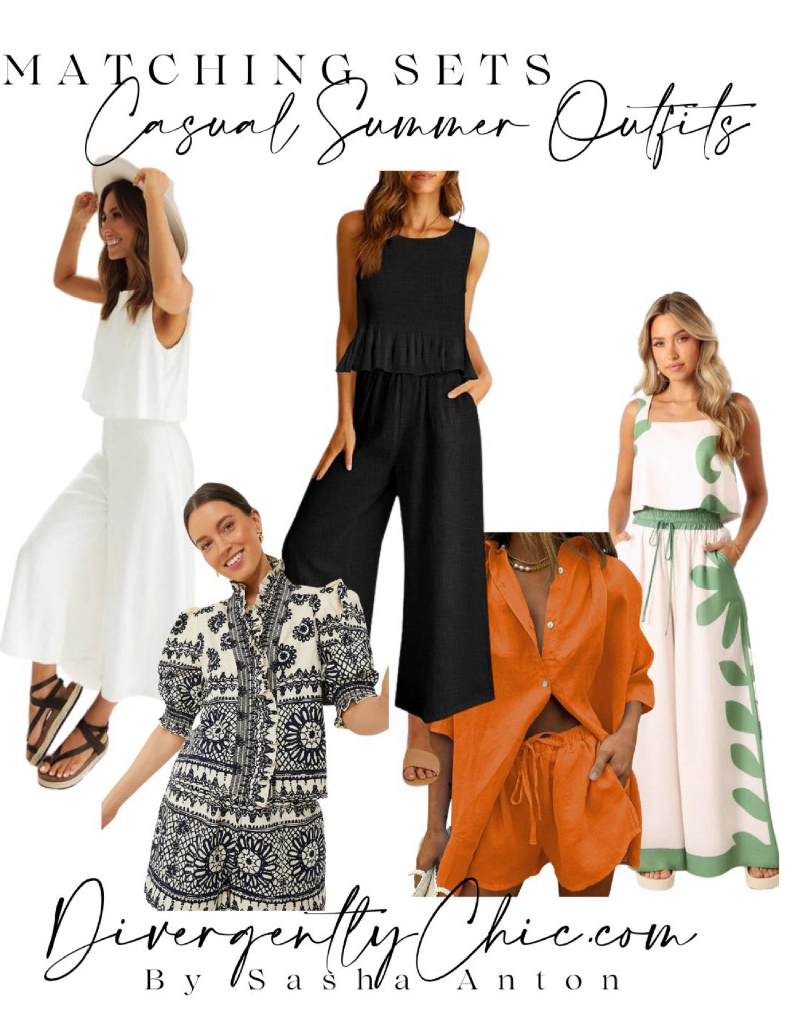 Casual Matching Summer sets I absolutely love!!☀️🖤

#LTKTravel #LTKStyleTip #LTKSeasonal