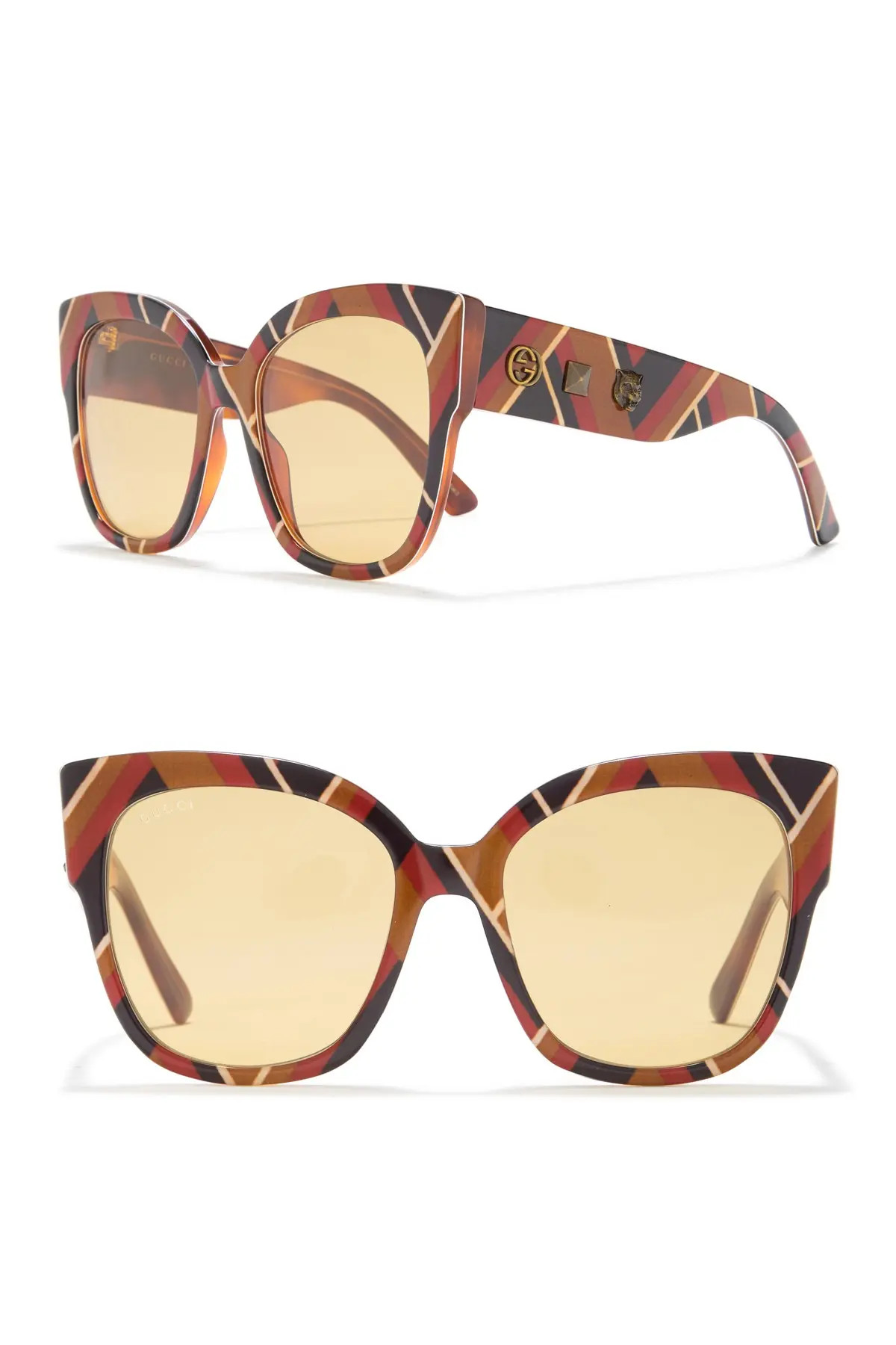 GUCCI Novelty 55mm Cat Eye Sunglasses at Nordstrom Rack | Hautelook