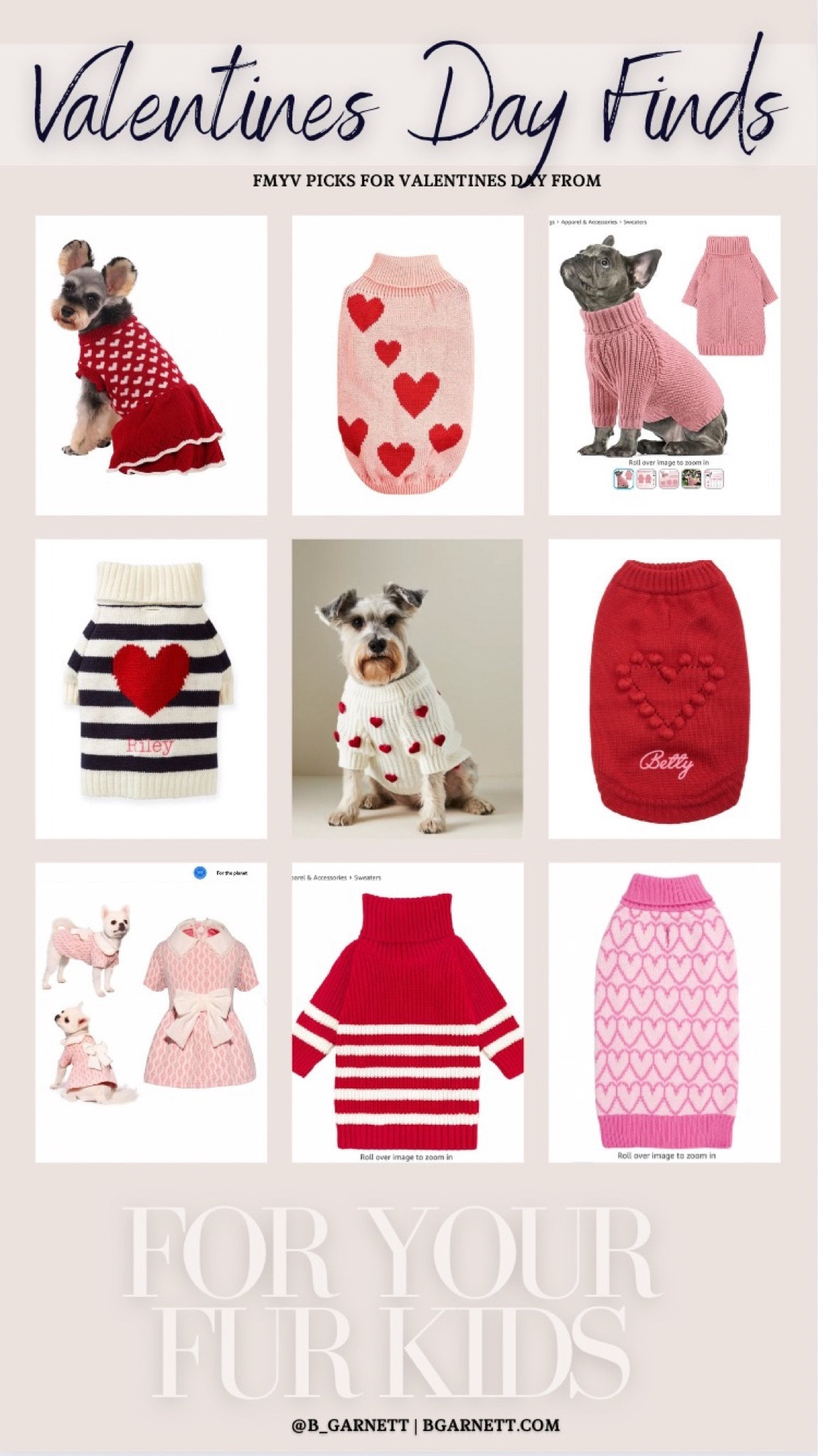 Valentines Day Outfits for your fur kids 

#LTKfindsunder50 #LTKstyletip #LTKSeasonal