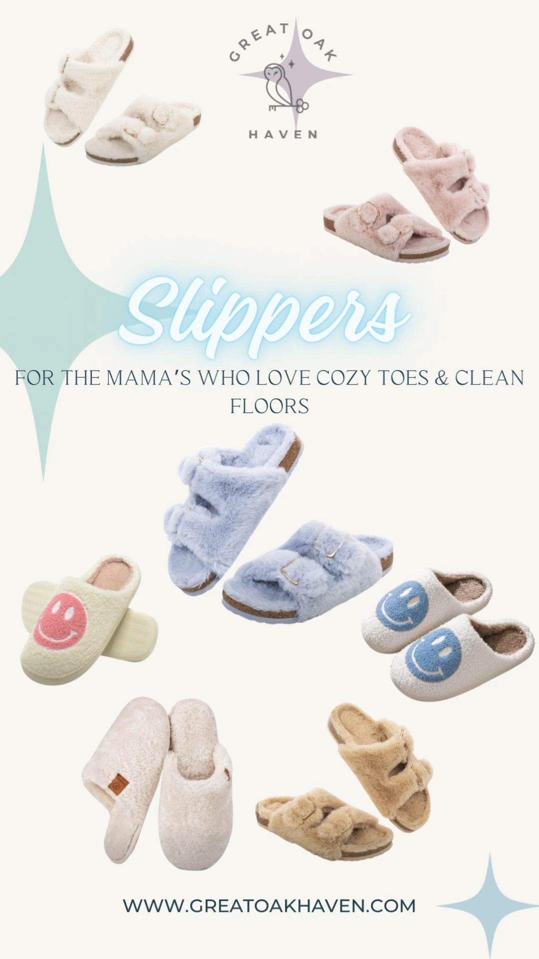 ☁️ bc cozy toes & clean floors are mom essentials 🩵 

🩵 the blue fuzzy ones have been my go-to inside shoes | slippers since the spring - high recco! 

😊 the smiley face slippers are on my wish-list

✨all slippers under $30 

#LTKHome #LTKFindsUnder50 #LTKFamily