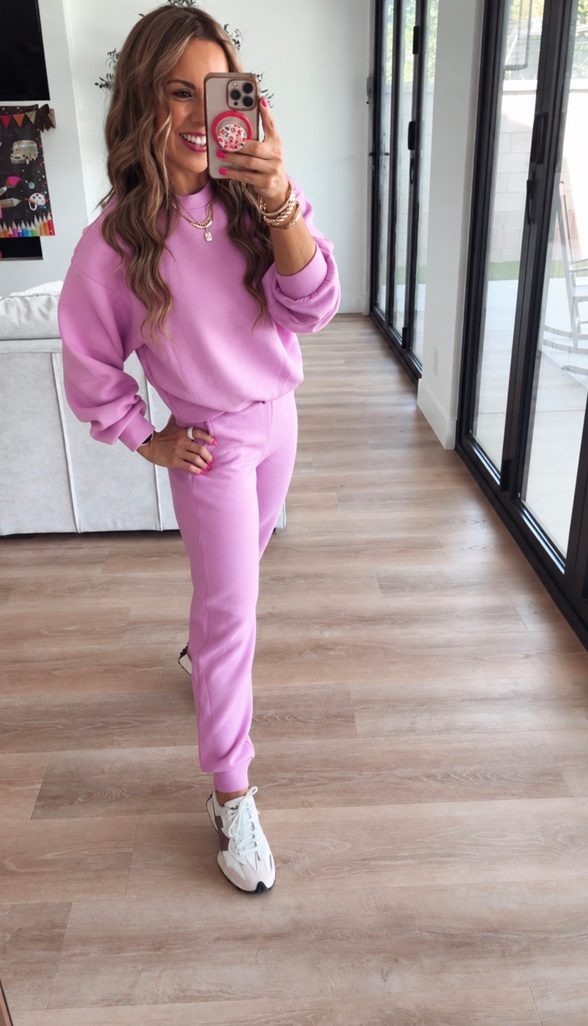 Pink is always a great idea! I love this shade of pink and the bounce fleece line is one of my favorites!! I love how soft and comfortable this set is and it doesn’t wrinkle. I have on an xs in the top and bottoms. Old navy sale, fall style.

#LTKSeasonal #LTKSaleAlert #LTKActive