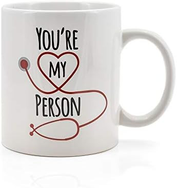 Greys Anatomy You're My Person Ceramic Coffee Cup | Collectible Friendship Celebration Mug | Hold... | Amazon (US)