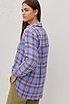 Pilcro Seamed Plaid Tunic Buttondown | Anthropologie (US)