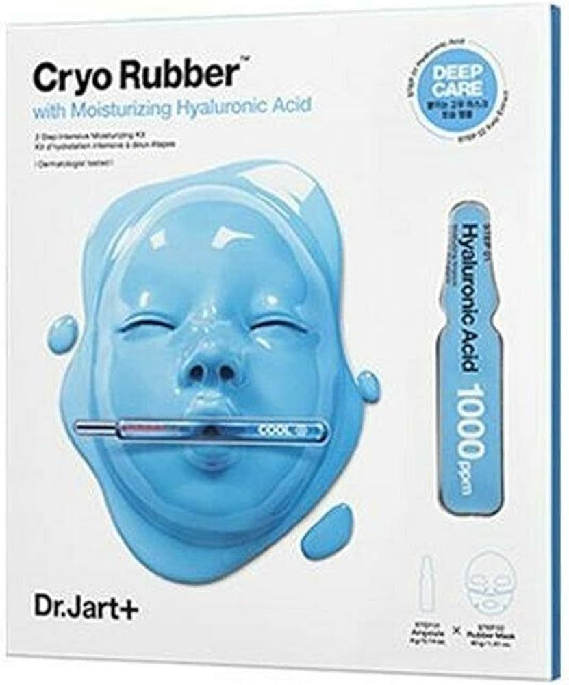 Dr.Jart Dermask Cryo Rubber Facial Mask Pack (4 Types) NEW UPGRADE Ampoule + Rubber Mask 2 Step K... | Amazon (US)