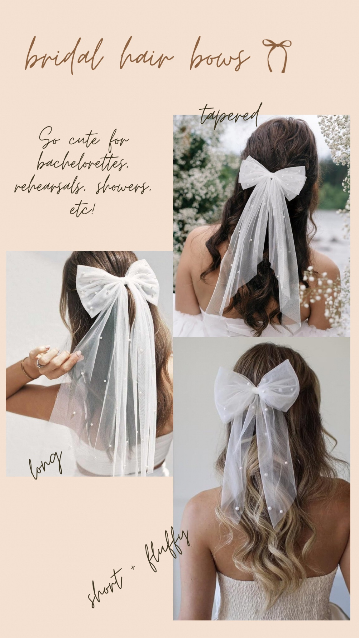 The cutest hair bow finds for brides! ✨

#LTKWedding #LTKBeauty #LTKFindsUnder50