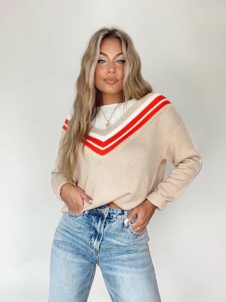 Varsity Girl Sweater | Lane 201 Boutique