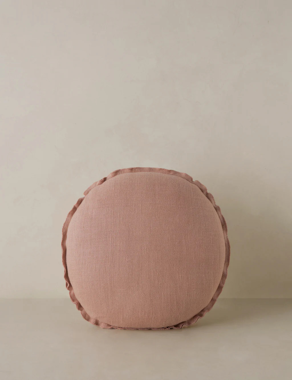Arlo Linen Round Pillow | Lulu and Georgia 