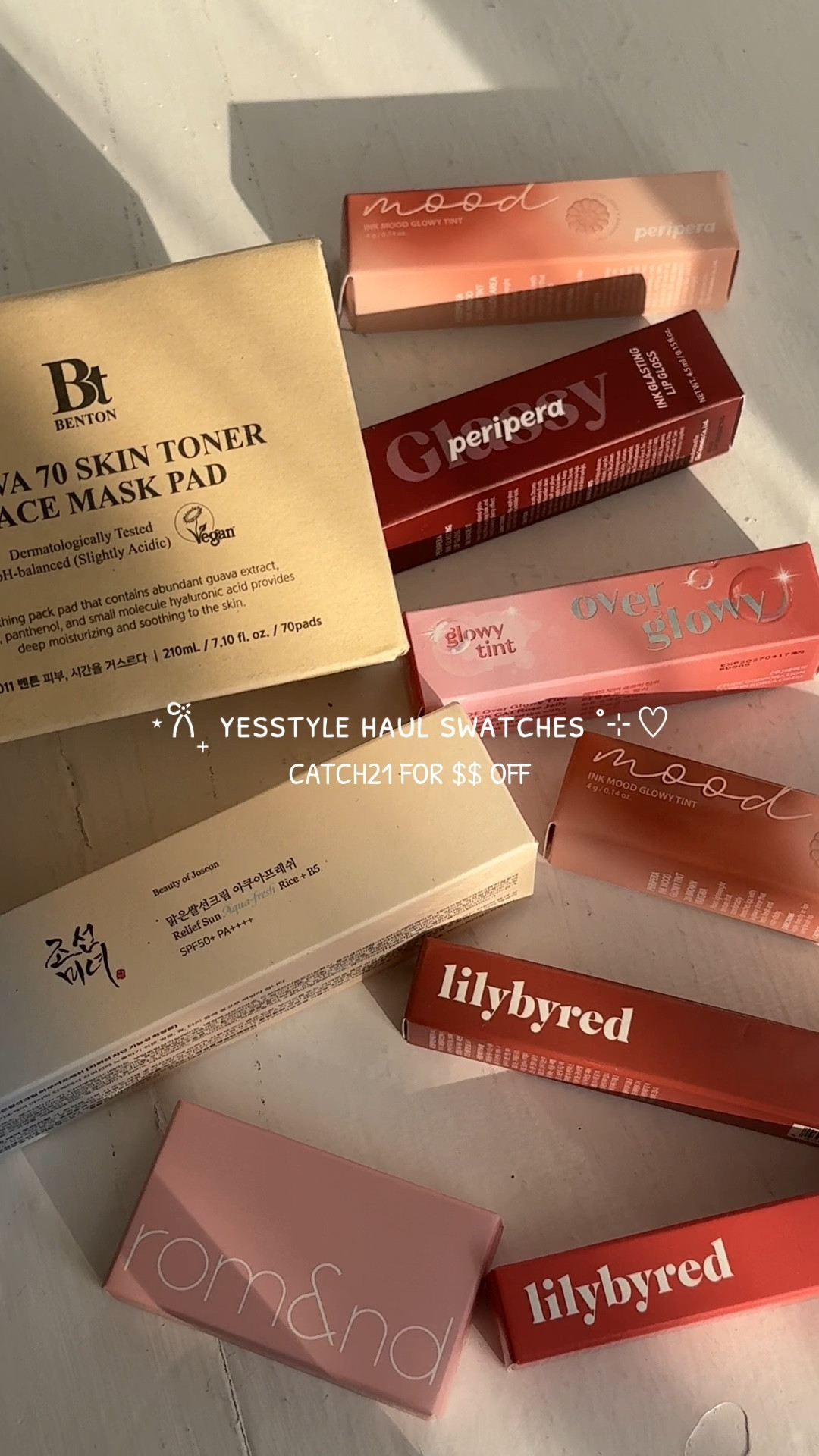 all the lippies you’ll need on yesstyle!

yesstyle code yesstyle sale yesstyle haul yesstyle influencer
peripera ink mood glowy tint honey kookie collection
peripera 18 nude area 
peripera 20 brown yakgwa
best korean lip tints
peripera fw 2023
korean makeup
korean skincare
korean hair care
where to buy kbeauty
best kbeauty on yesstyle
Beauty of Joseon Relief Sun Aqua fresh
viral Korean sunscreen
viral korean skincare
testing new kbeauty
yesstyle glow up giveaway
best sunscreen for oily skin
best sunscreen for combination skin
boj sunscreen
Benton Guava 70 Skin Toner Face Mask Pad
benton cosmetics
guava extract
face mask
toner pad
essence pad
antioxidant
swatches on light medium skin tone
lip tint swatches
lilybyred glassy layer fixing tint swatch
lilybyred 10 dear mauve
lilbyred 13 lychee coin
peripera ink glasting lip gloss 06 made it
clinique black honey dupe
romand better than cheek c02 blueberry chip 
etude over glowy tint
01 black cat rose jelly 
 riize etude ambassador

#LTKGiftGuide #LTKFindsUnder50 #LTKBeauty