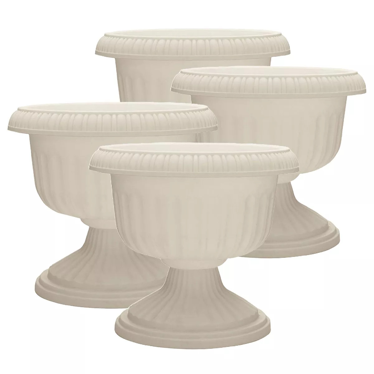 Southern Patio Dynamic Outdoor 18" Resin Grecian Urn Planter Pot, White | Target