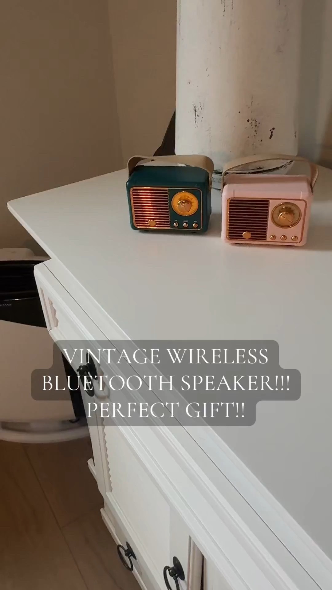 The cutest little retro Bluetooth speakers!!!

#LTKCyberWeek #LTKFindsUnder50 #LTKGiftGuide