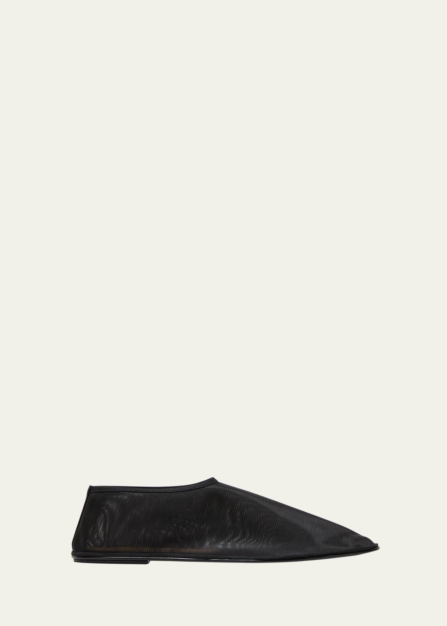 THE ROW Sheer Sock Nylon Flats | Bergdorf Goodman