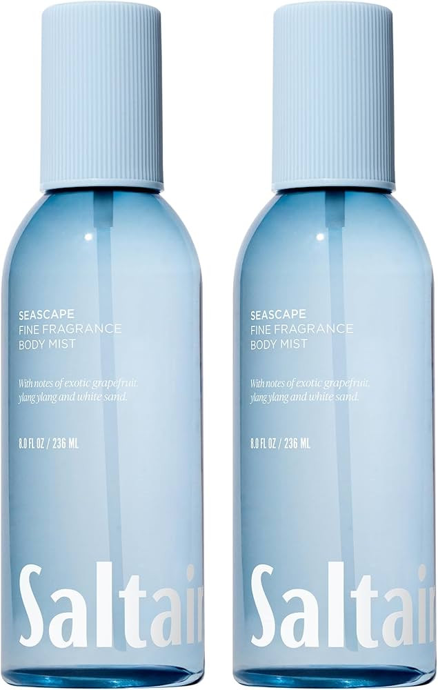 Saltair Body Mist 2 Pack - Fine Fragrance, Lightweight Body Spray Mist with Seascape Scent. Long ... | Amazon (US)