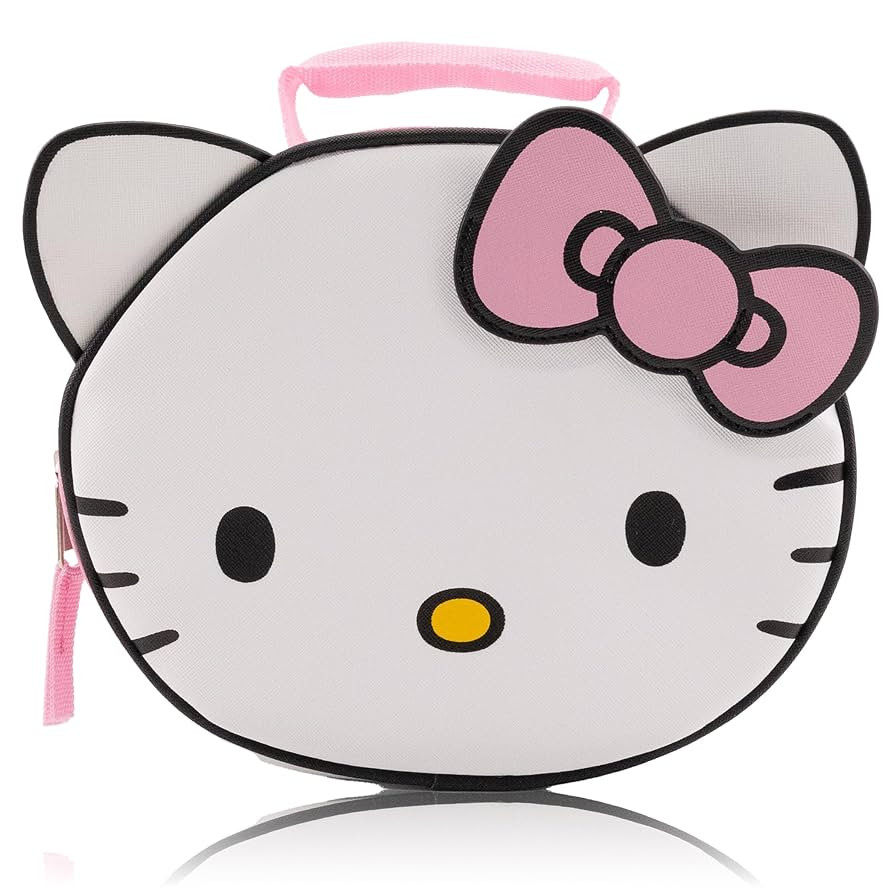 Fast Forward Sanrio Hello Kitty Lunch Box for Kids | PU Leather Insulated Lunch Bag Lunch Box for... | Amazon (US)