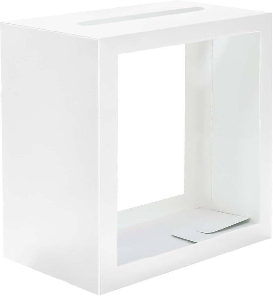 Amazon.com: SietDESEO White Card Box for Party with Clear Window Large Gift Card Box Holder for W... | Amazon (US)