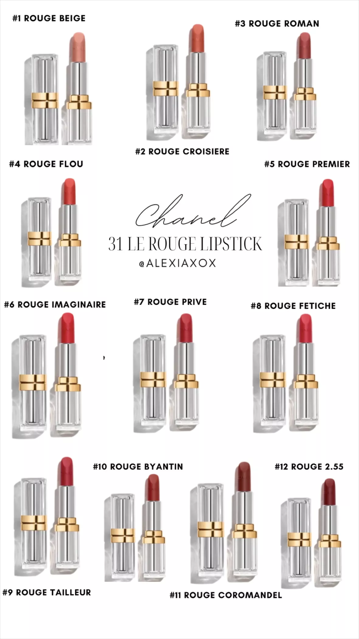 CHANEL 31 LE ROUGE Satin Lipstick curated on LTK