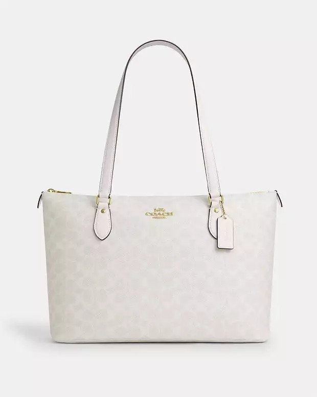 Gallery Tote Bag In Signature Canvas | Coach Outlet US