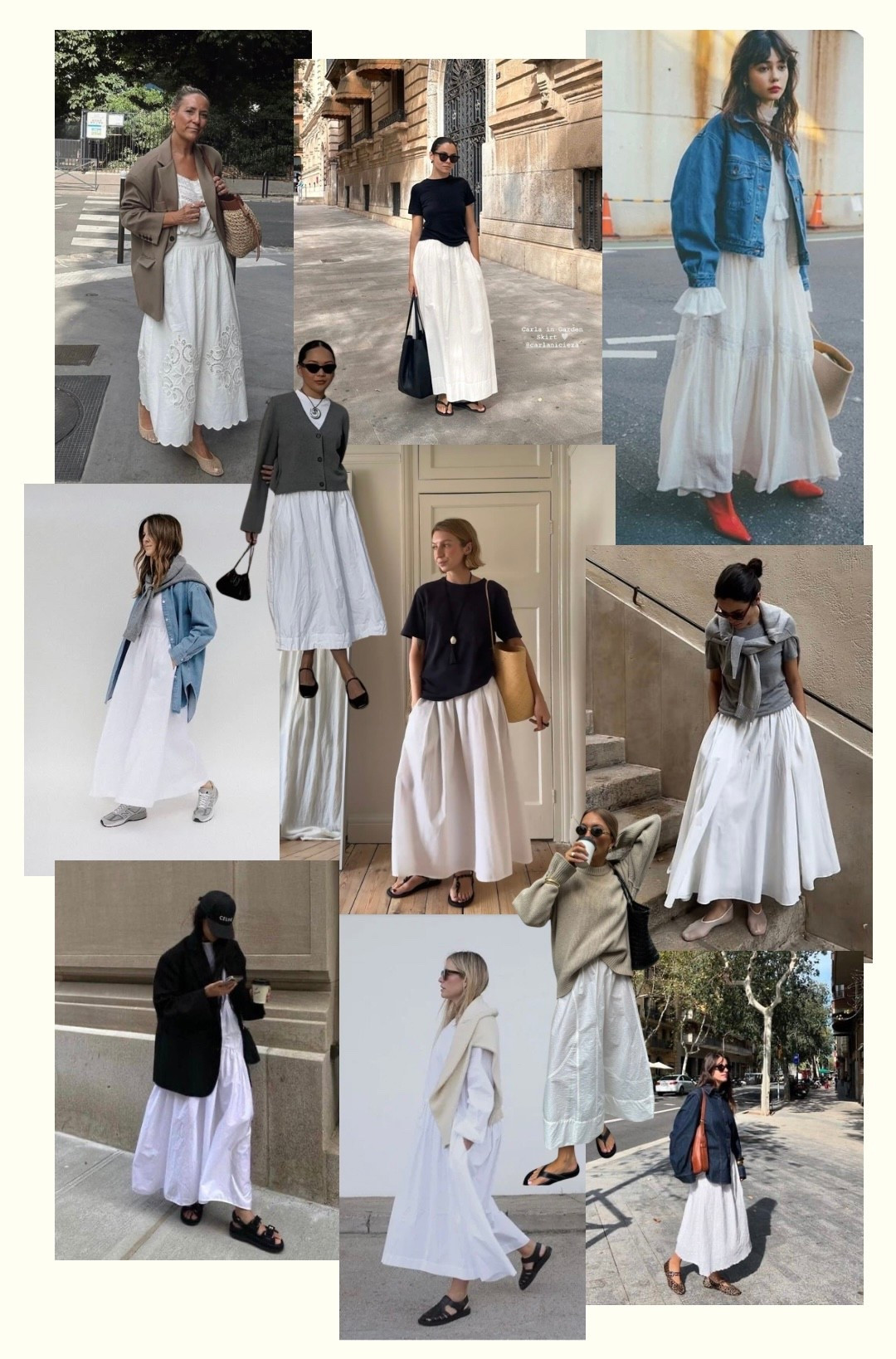 The easiest late summer early fall outfit formula—a white skirt or full dress + a simple layer. 

Style
Outfit idea
Simple outfit
Simple style

#LTKStyleTip