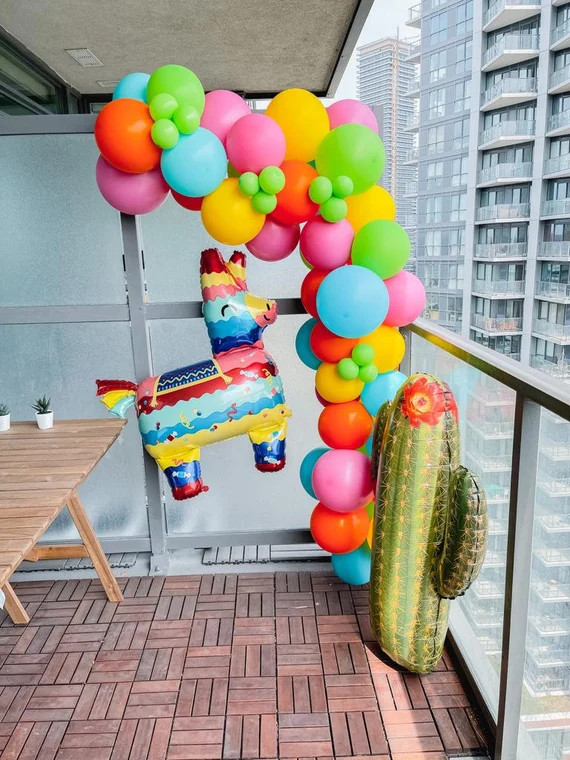 Fiesta Taco 'Bout a Party DIY Balloon Garland Kit | Taco Twos Day Cinco de Mayo Party Decor | Bac... | Etsy (US)