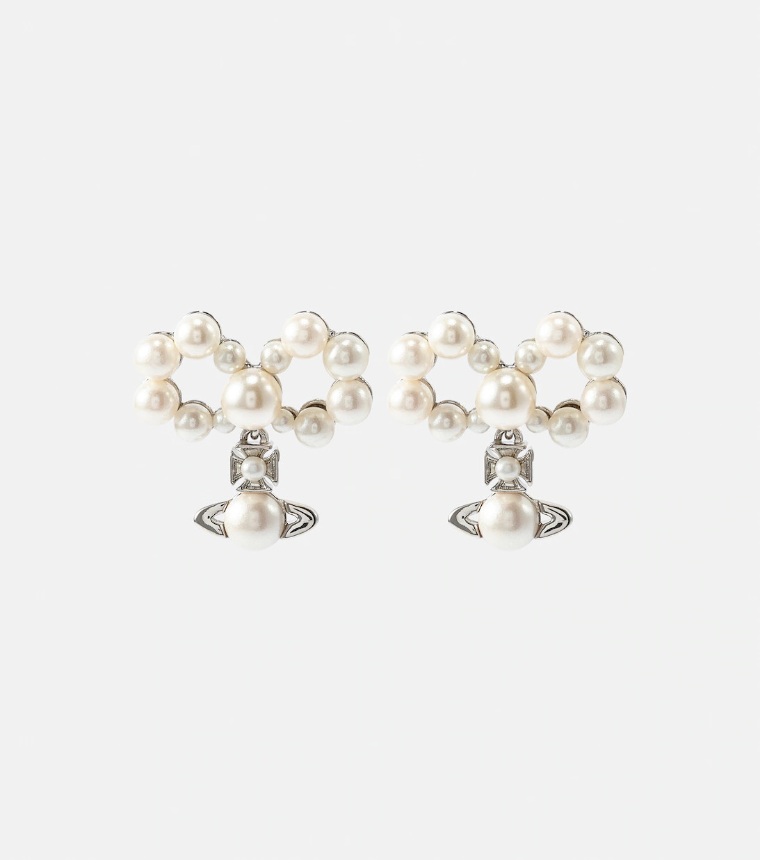 Viviana embellished faux-pearl earrings | Mytheresa (INTL)