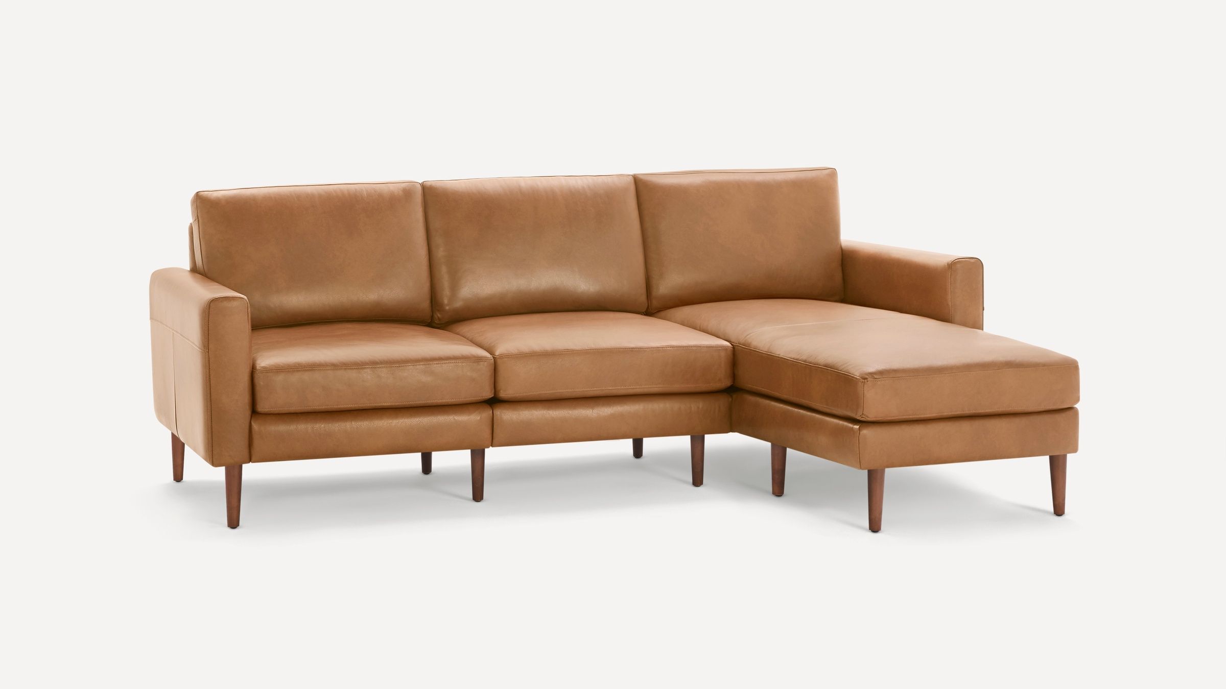Block Nomad Leather Sectional | Burrow
