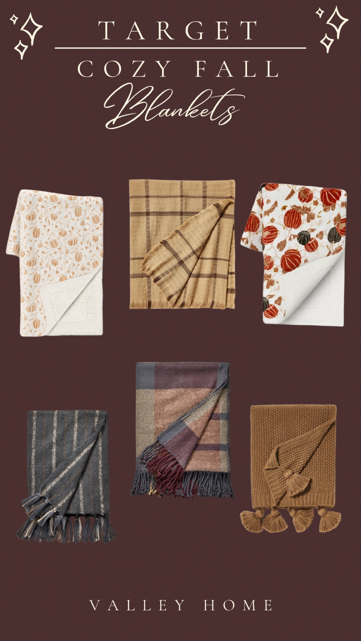 Target throw blankets

Cozy fall decor
Fall throw blanket 

#LTKhome