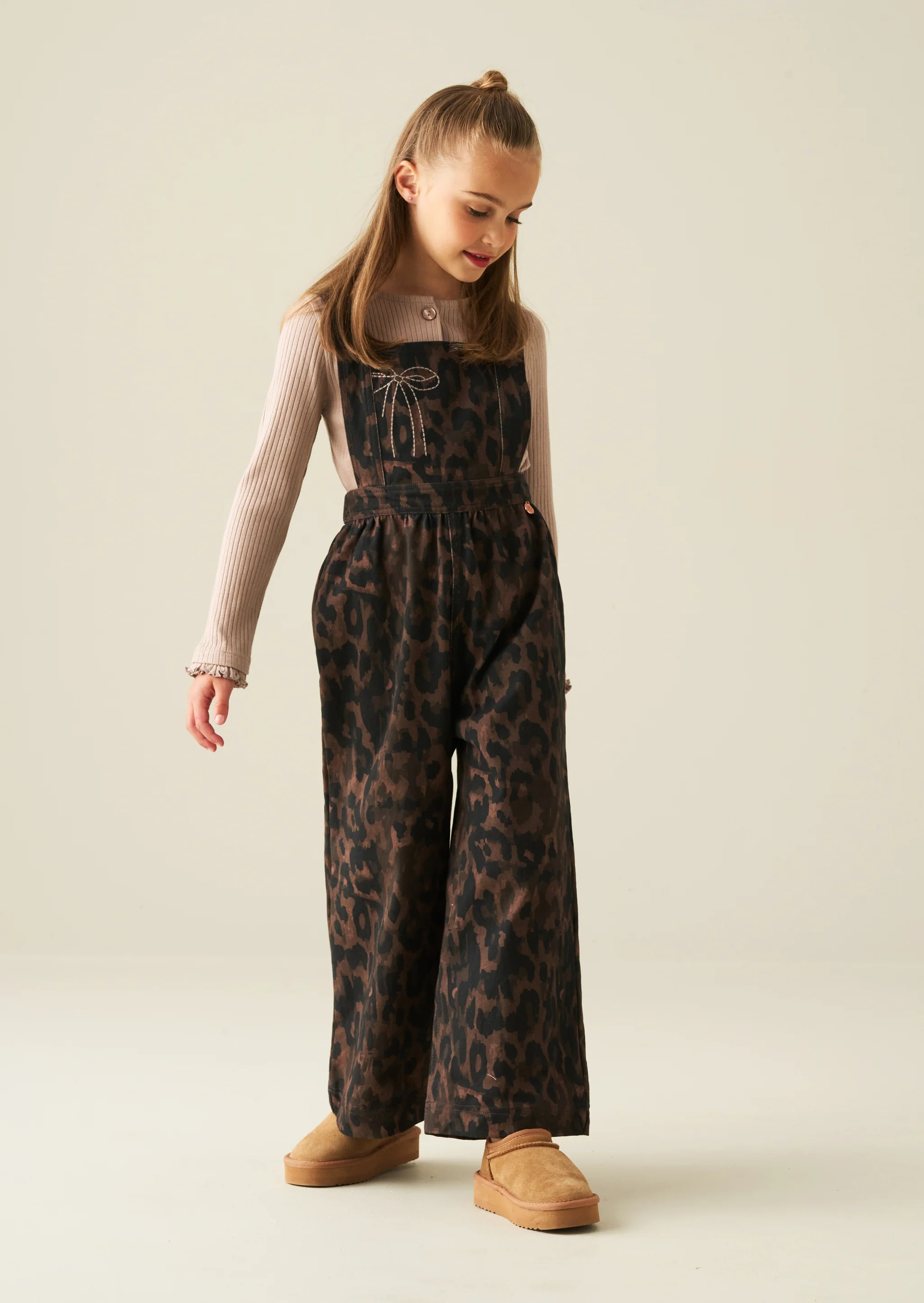 Josie Leopard Dungaree | Angel and Rocket
