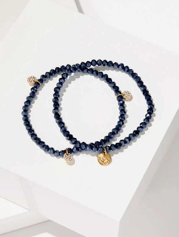 Adara Beaded Stretch Bracelet Set | Talbots